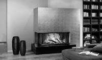 modern kandalló kép